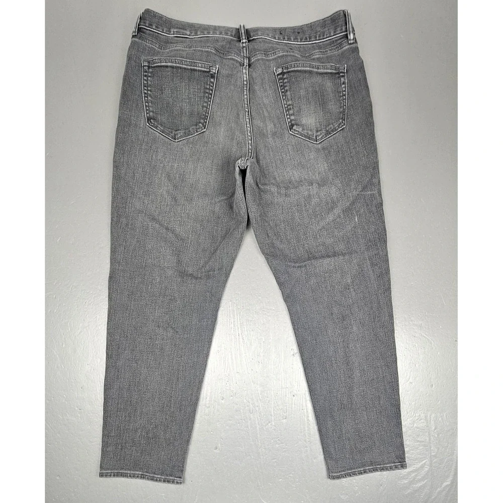 Banana Republic Jeans Mens 36x29‎ Gray Athletic Tapered Fit Denim Stretch Pants
